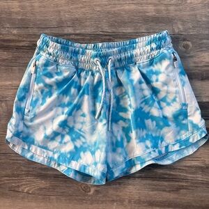 Blue Tie-Dye Girl’s Shorts XL/14